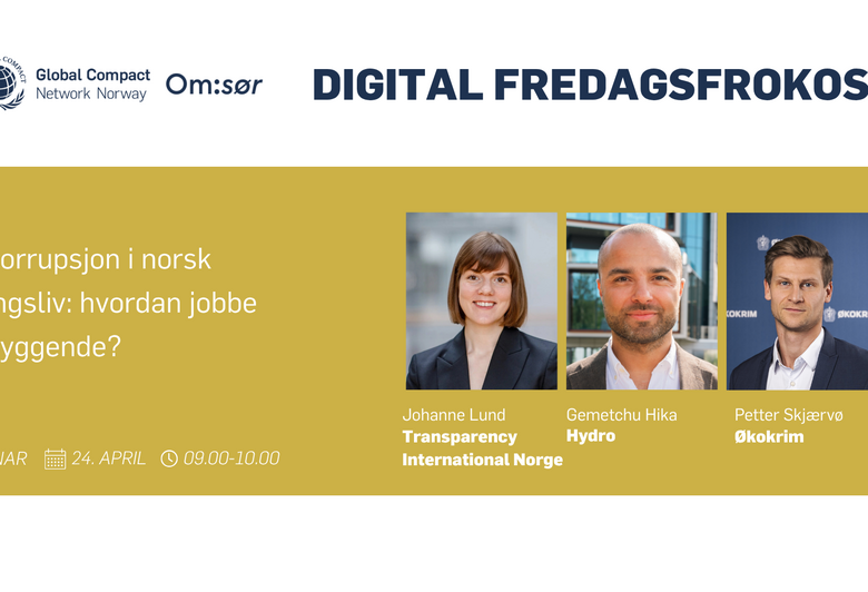 Antikorrupsjon i norsk næringsliv: hvordan jobbe forebyggende?